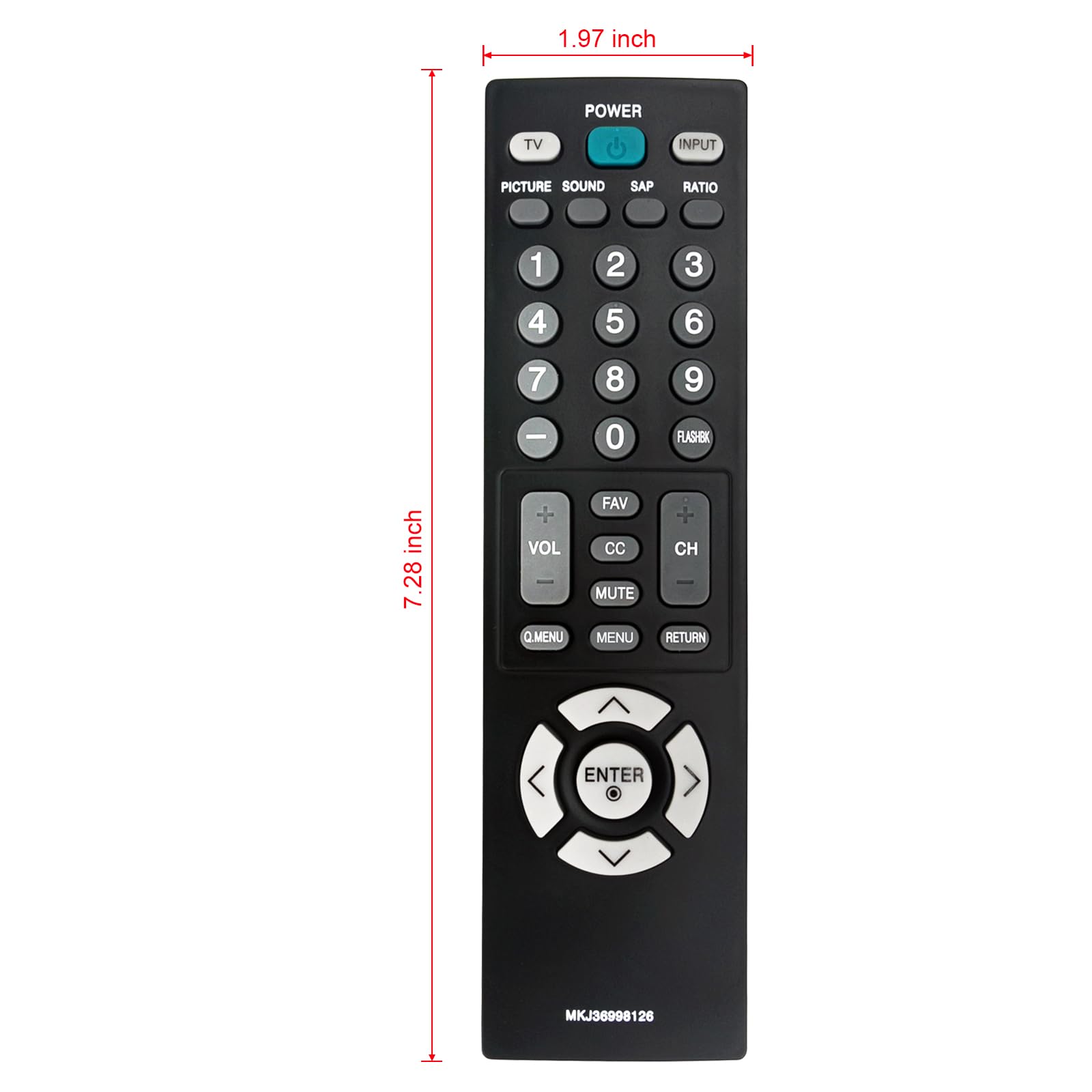 Amazon.com: New MKJ36998105 Replace Remote fit for LG LCD TV