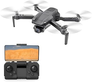 Chusui Drone de controle remoto com câmera Daul 4K 5 lados para evitar obstáculos 5GWIFI FPV Quadcopter dobrável com bolsa de armazenamento CX