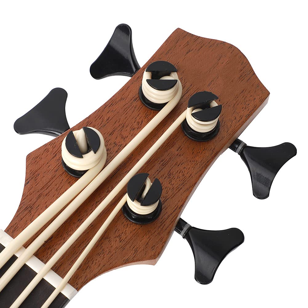 Ukulele Basso Elettrico, Sapele Ubass da 30 Pollici per Professionisti Principianti con Pickup per Adulti e Bambini, Alimentato a Batteria CR2032 (non inclusa)