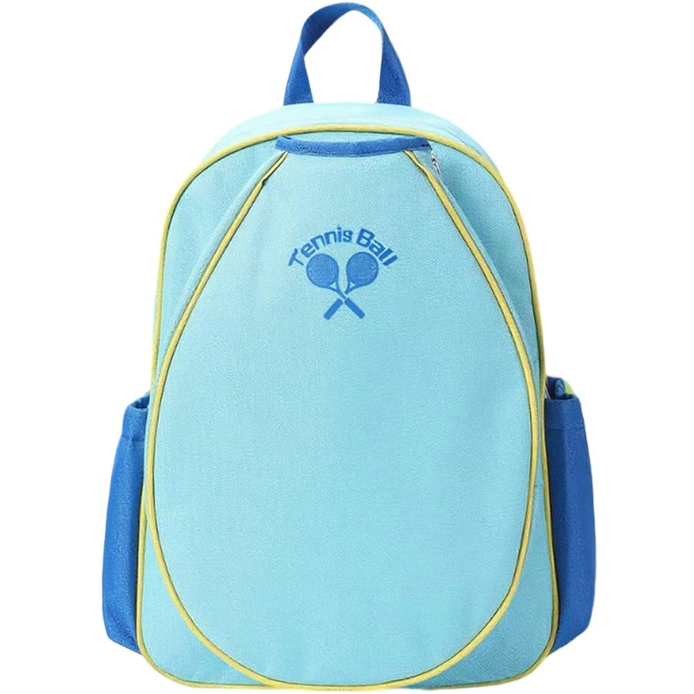 Ppmter Boys Blue Kids Tennis Bag Tennis Backpack For Girls, Sport Bag For Junior Tennis Rackets, Tennis Racket Bags Waterproof Pickleball Bags Kids Backpack
