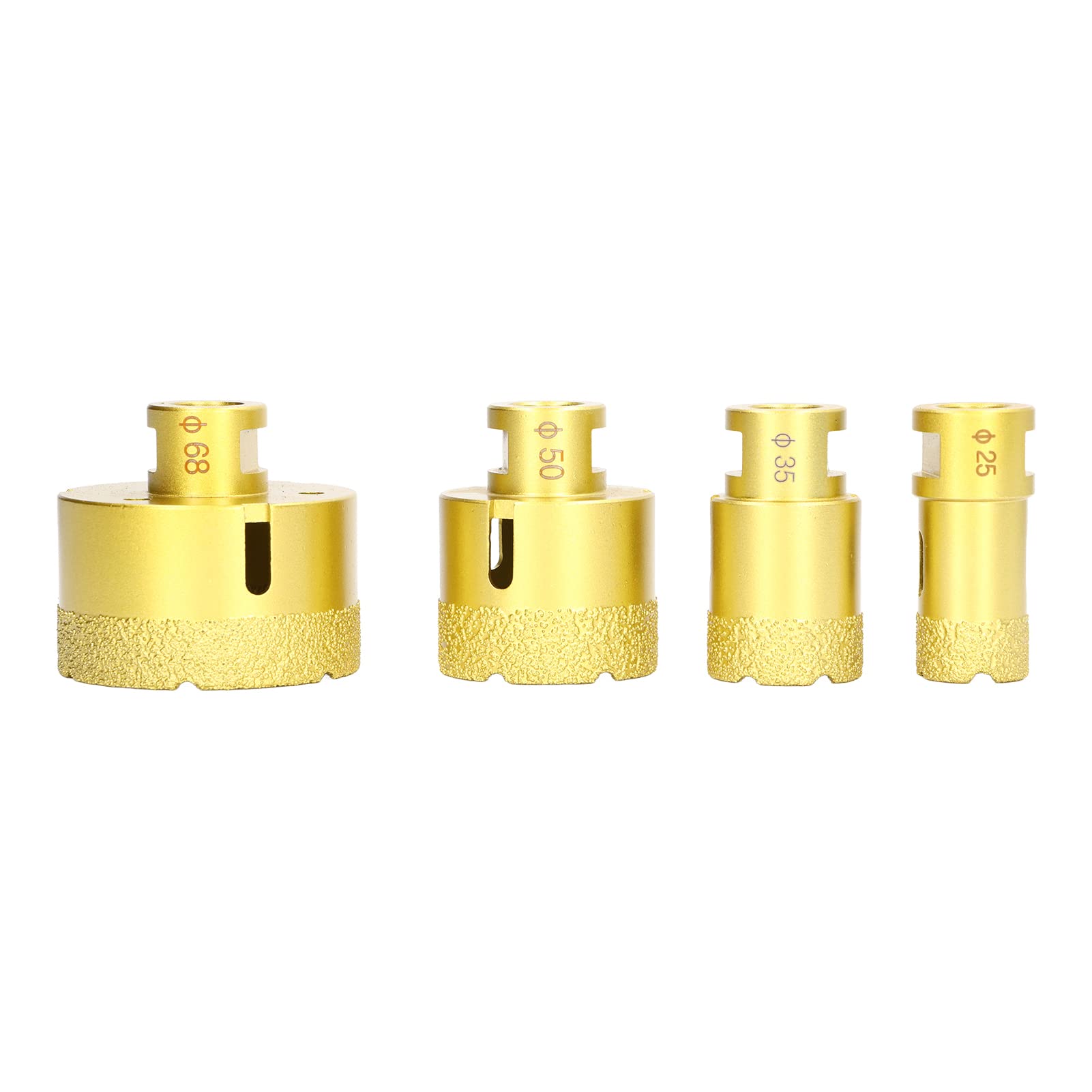 Zestaw diamentowych otwornic Mavaol Wiertła lutowane rdzeniowe 25 35 50 68 mm M14 do szklanego granitu ceramicznego