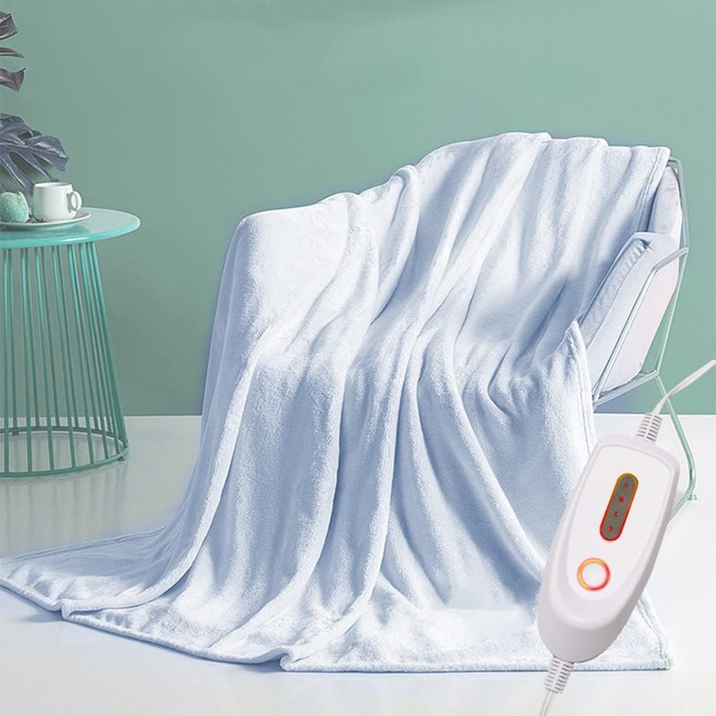 review HXR Electric Blanket Electric Blanket Heating Blanket Four Step Temperature Regulating Electric Blanket Electric Blanket (Color : Brown, Size : 120 * 150cm)