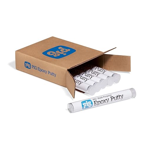 Miniatura 6 de New Pig PTY201 - Masilla epoxi multiusos, paquete de 12, tubos de 4 onzas, color gris
