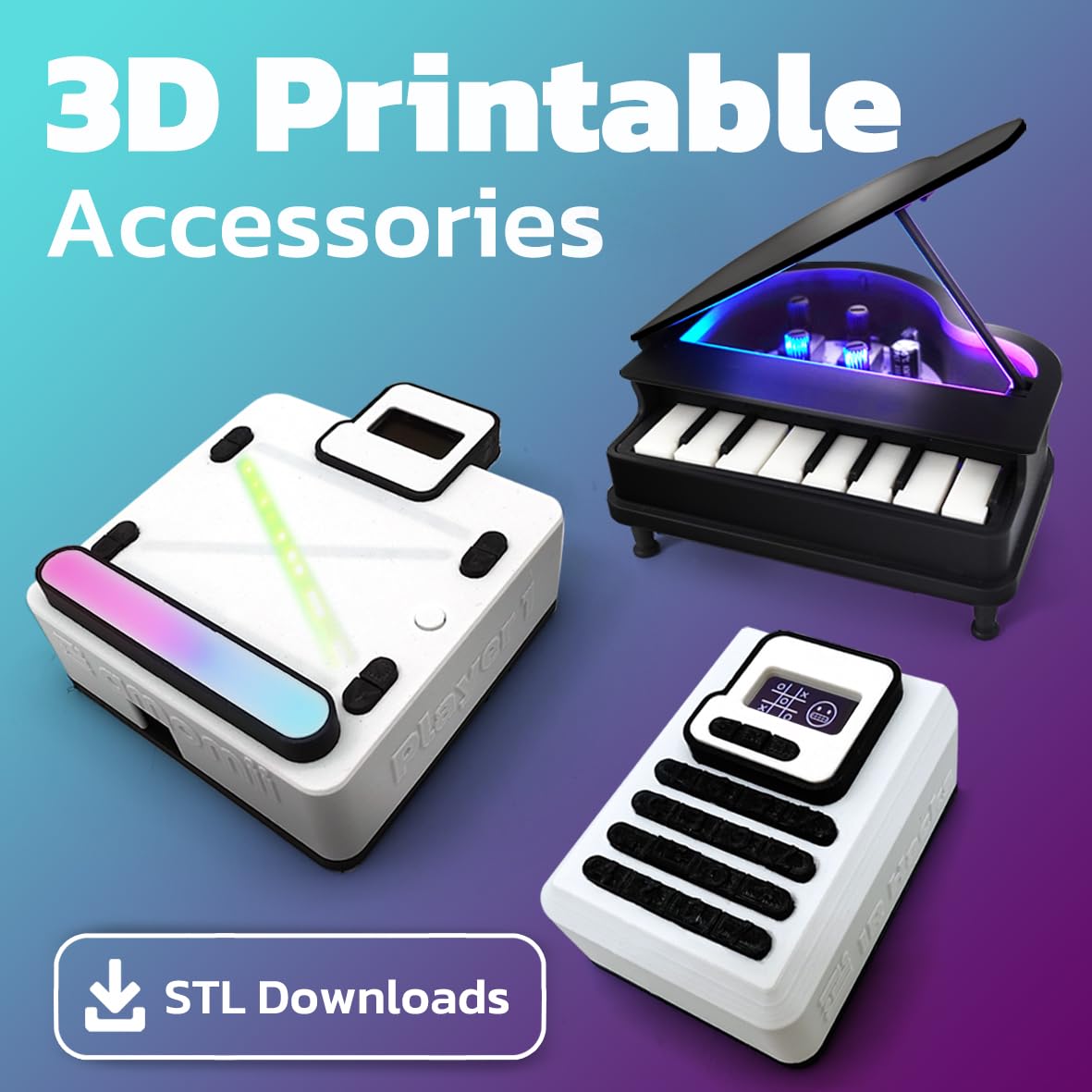 amomii Testudo Lötübungs-Set, 3 Builds, mehrere Projekte + USB-C-Mikrocontroller, Arduino IDE-kompatibles Elektronik-Starter-Kit für Anfänger, Hersteller, Erwachsene & Jugendliche, inklusive eBook