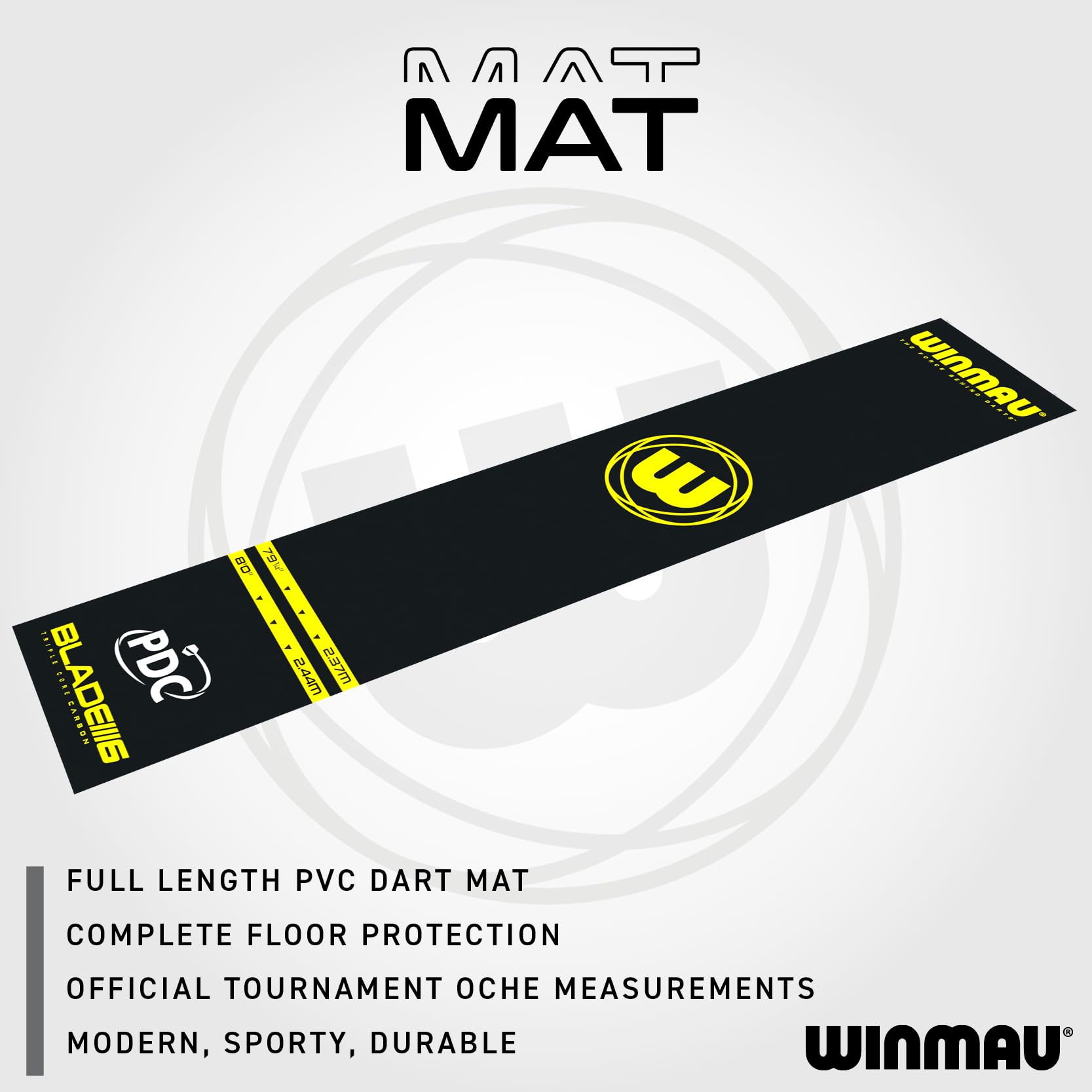 Winmau Pro Zone Essential PVC Dart Mat