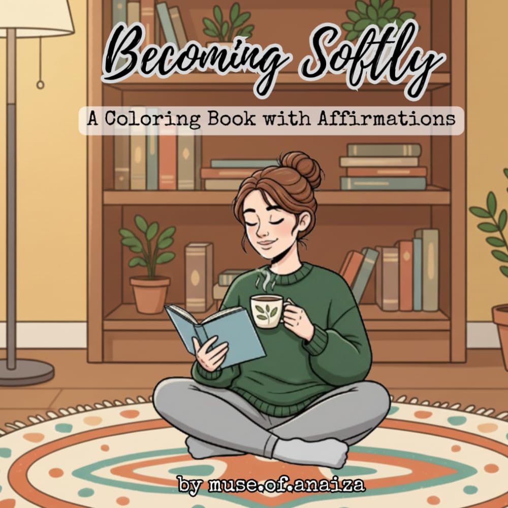 Becoming Softly: An Affirmation Coloring Book for Calm Days and Gentle Growth