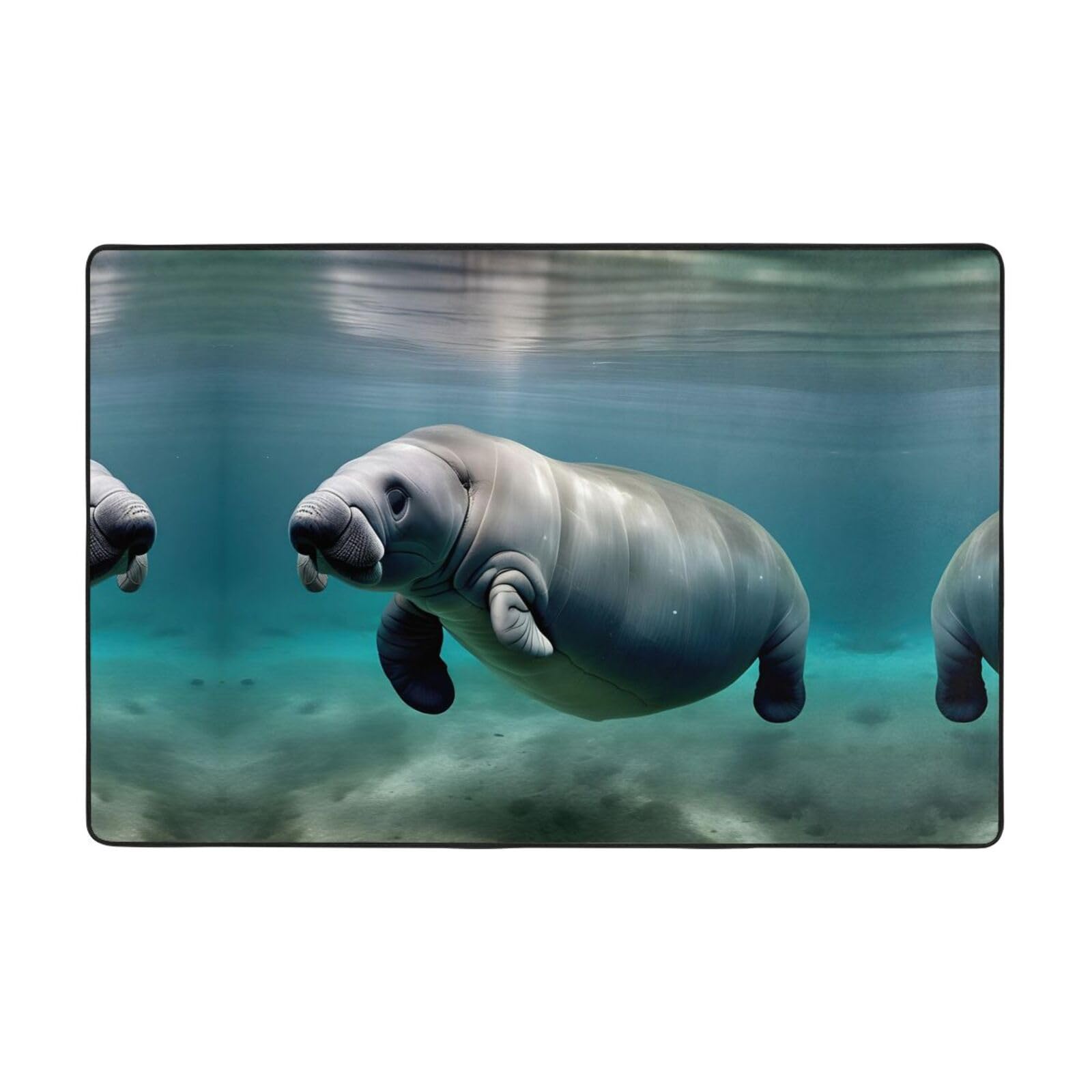 Tapis de zone vache marin pour une chambre enfant cocooning