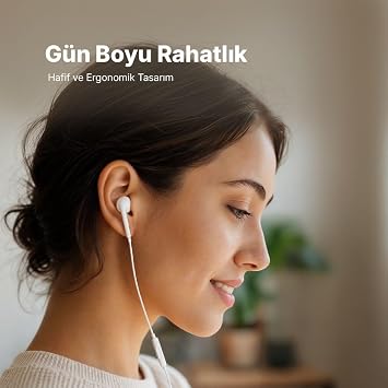 Ttec Rio 3 USB-C Stereo Mikrofonlu Kulakiçi Kablolu Kulaklık Siyah 2KMM16S