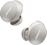 Bose QuietComfort Bluetooth Earbuds, True Wireless Earbuds with Active Noise Cancellation and Mic, Deep Bass, IPX4 Rating, Up to 8.5 Hours of Playtime, White White Smoke