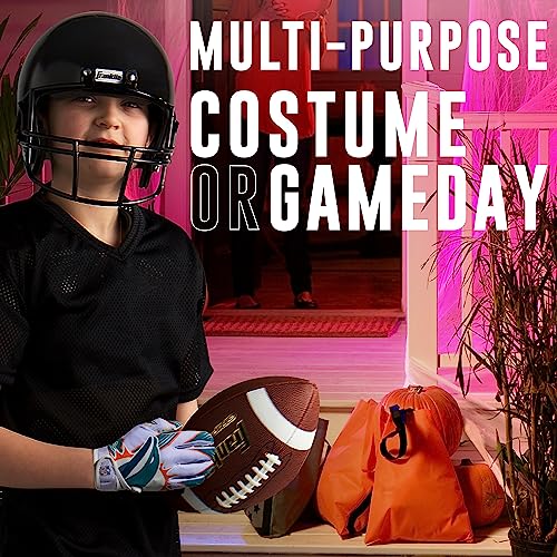 Image of Franklin Sports Youth NFL Football Receiver Gloves - Kids Football Gloves Pair - NFL Team Logos and Silicone Palm