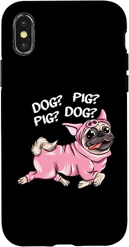 Miniatura 7 de iPhone 12 mini Dog Pig Pug Both Funny Connection of Animal Connected Case