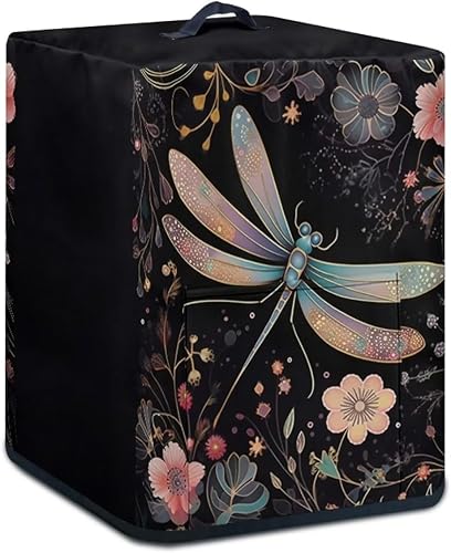 Upetstory Funda para freidora de aire de libélula para freidora de aire de 5 a 6 cuartos de galón, cubiertas antipolvo para electrodomésticos,