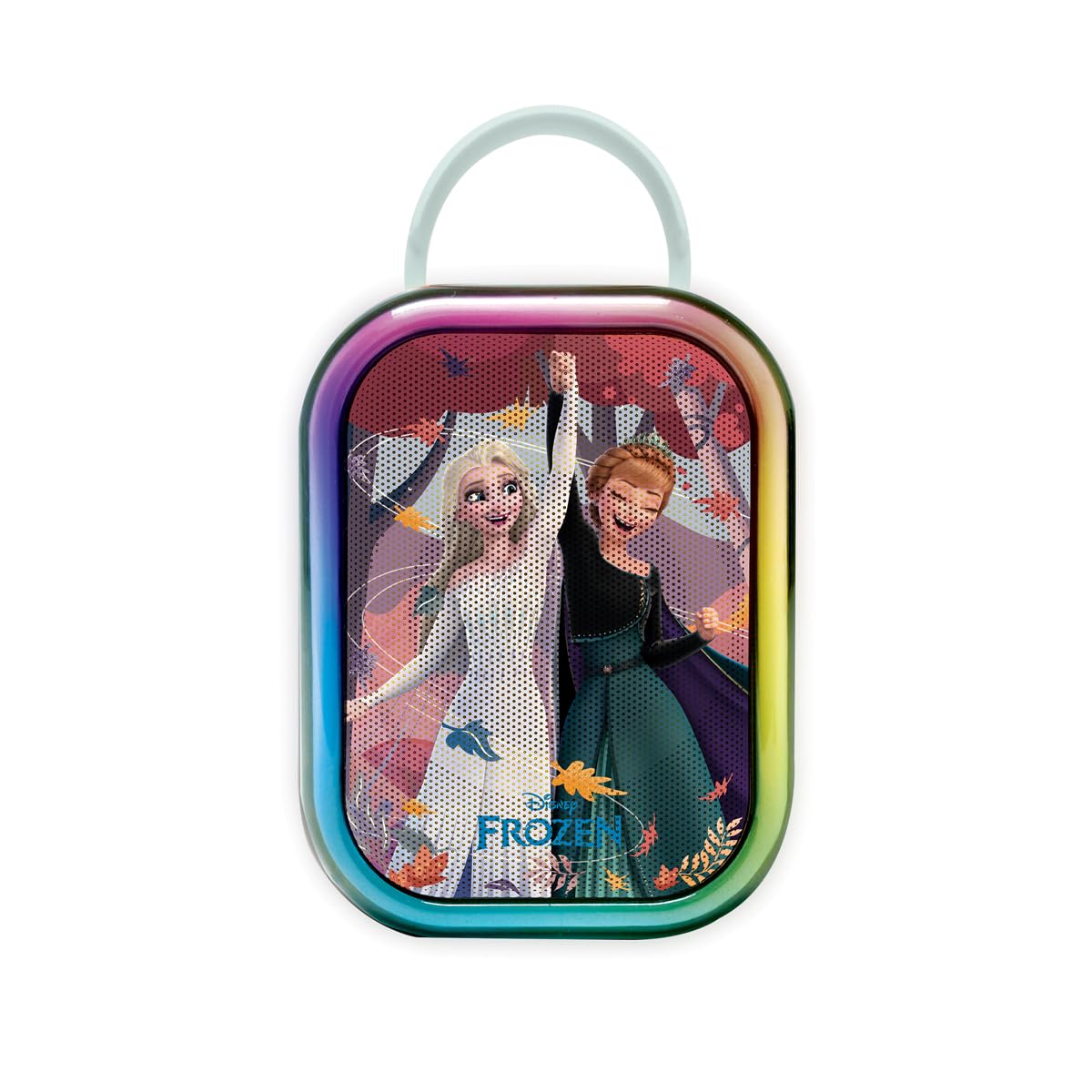 Lexibook, Disney Frozen, Bluetooth-Karaokemaschine mit 2 kabellosen Mikrofonen, integrierter wiederaufladbarer Batterie, Bluetooth-Konnektivität, tragbares Design, helllila/hellgrün, BTC030FZ