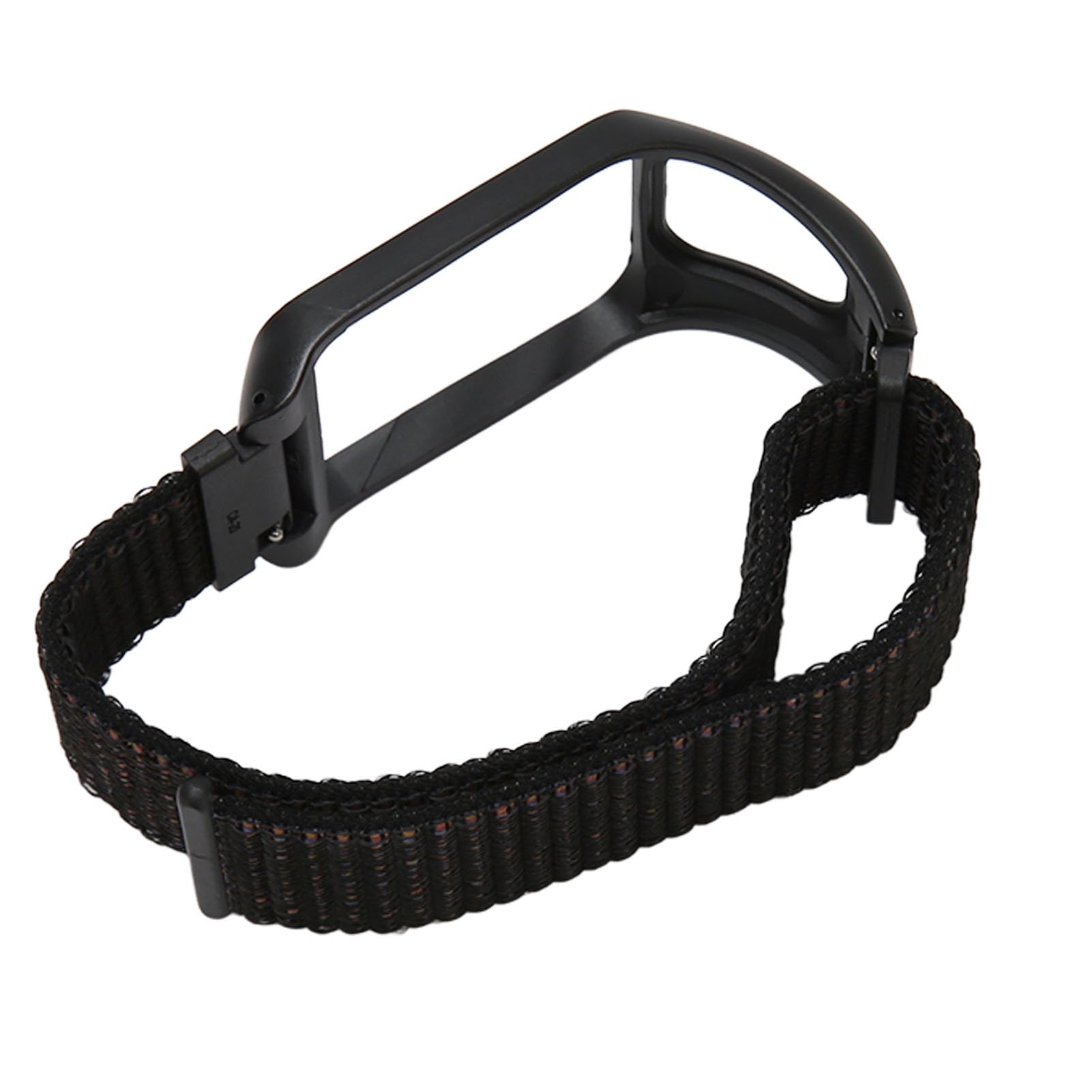 HURRISE 2 in 1 Elastic Braided Nylon Sport Watch Strap Replacement Watch Band Accessory for Tomtom Runner3 (Matte Black)