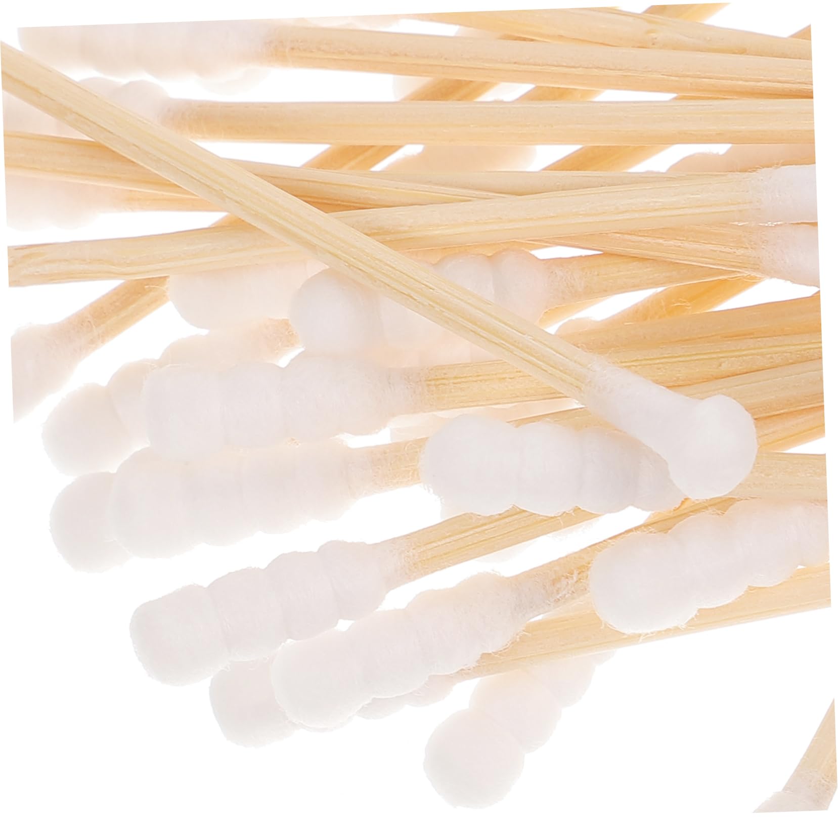 Gogogmee 100pcs Disposable Cotton Sticks Double-ended Baby Cotton Swabs Stick for Home Travel and Outdoor Activities