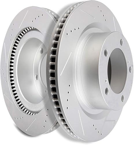 Miniatura 302 de SCITOO Juego de 2 frenos de freno ranurados traseros para Chrysler Town & Country, 08-16 para Dodge Grand Caravan, 09-13 para Dodge Journey, 12-15