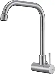 Torneira Inox Cozinha Giratória Parede Longa Nox16D