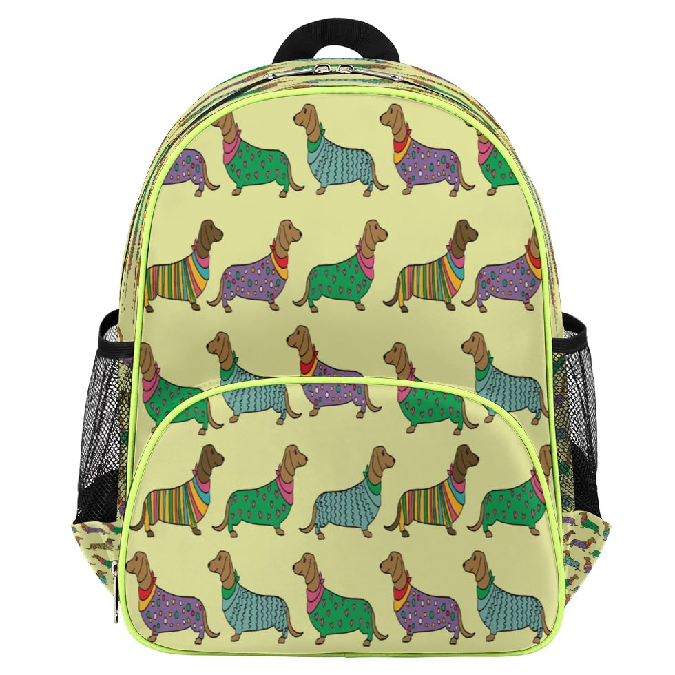 Sac à dos teckel enfant pour l'école maternelle et les sorties de week-end en famille