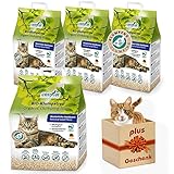4x10= 40 Liter Cosycat Katzenstreu Klumpstreu Cat`s Öko Best + 1 Geschenk