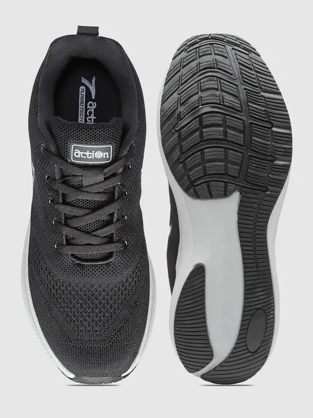 Image of Action | Athleo | ATG-496 | Men's | Lace-Up | Running | Shoes | Comfortable | Lightweight | Breathable | Durable | Sports | Shoes
