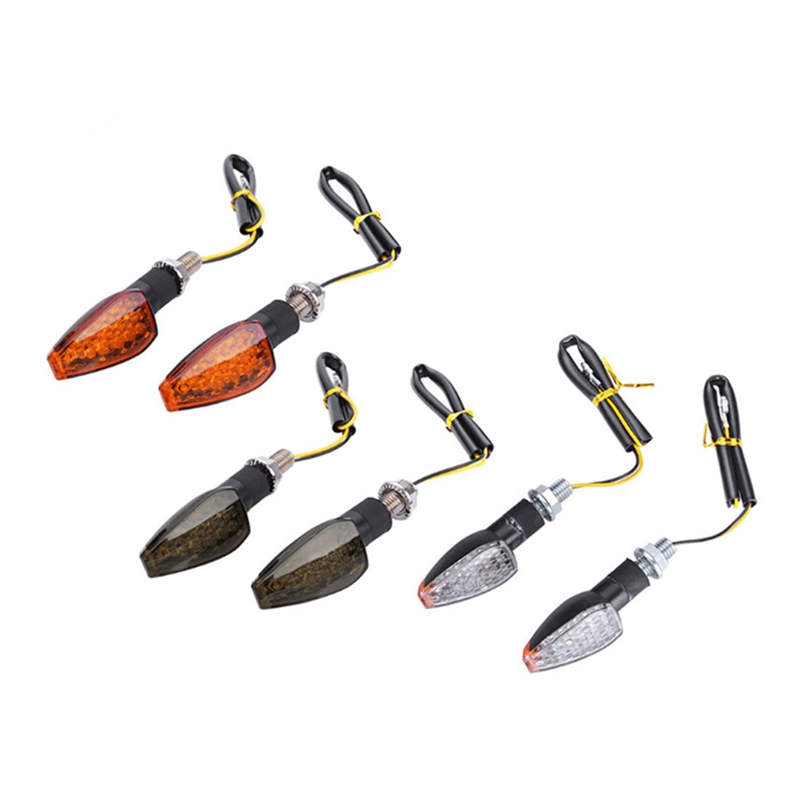 Mini Indicatori di Direzione Indicatore di direzione anteriore o posteriore per moto Per Ducati, tutti i modelli e anni, 14 LED, luce Per Ambra, universale, 12V