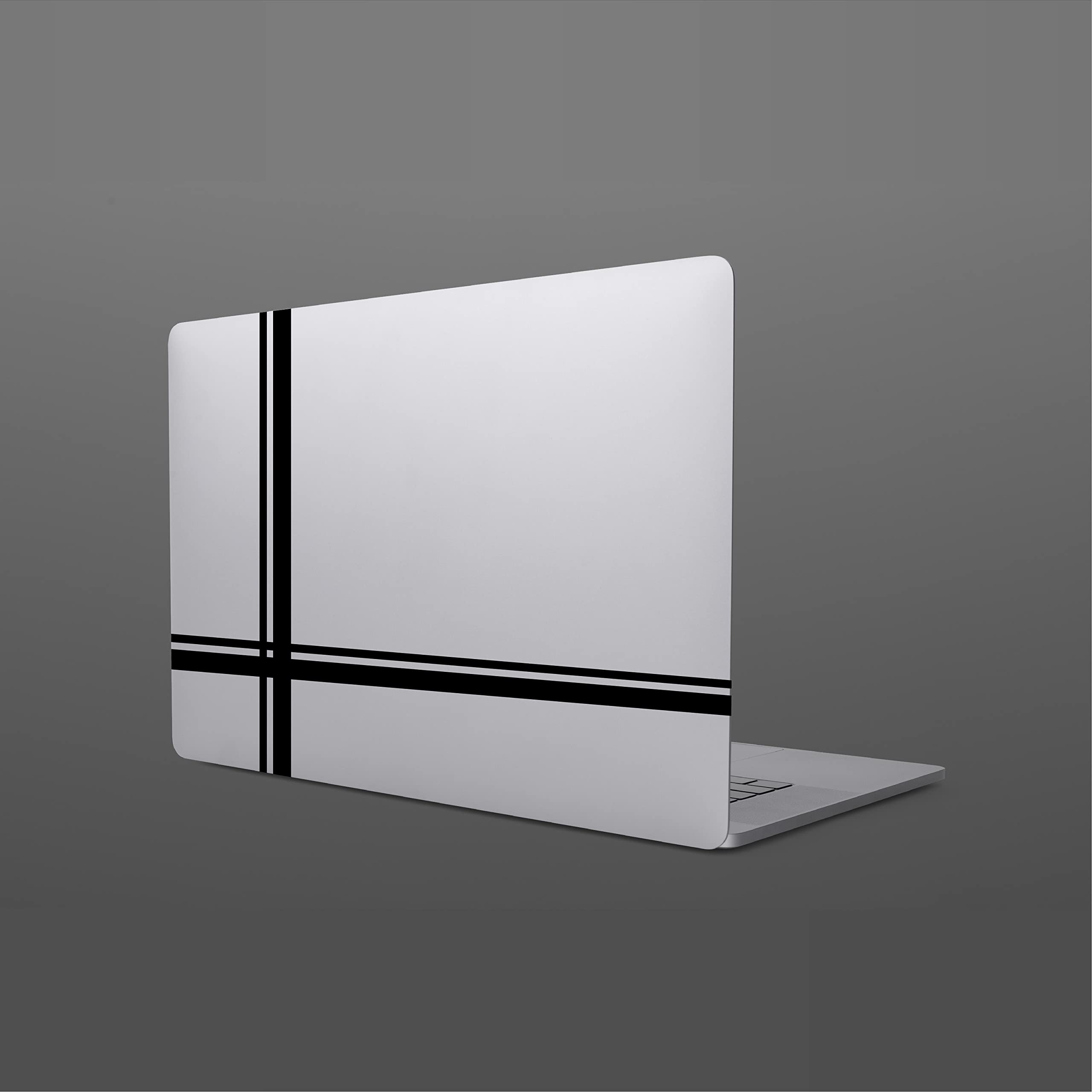 VVWV Laptop Skin Sticker Decal Stripe Die Cut Boys Girls Laptop Skin Stickers Suitable for All Laptops Free Size (Black) (B0B56MBR16) Amazon Price History, Amazon Price Tracker