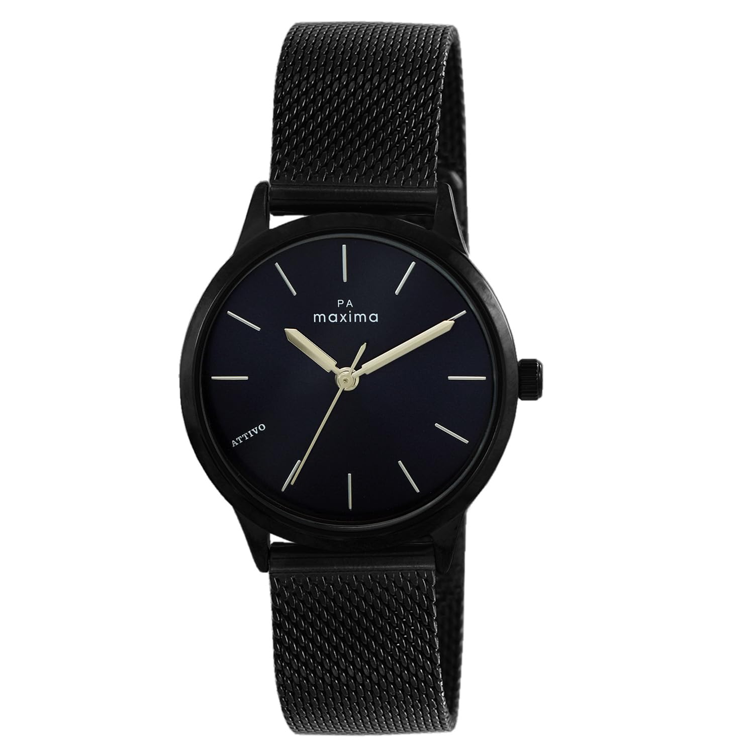 Maxima Stainless Steel Women Gun Metal Attivo Ladies Analogue Watch 66511Cmlf, Blue Dial, Gray Band (B0CTKGV8R7) Amazon Price History, Amazon Price Tracker