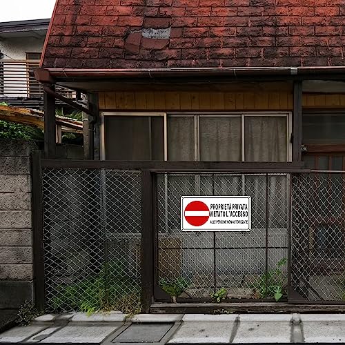 Cartello Proprietà Privata Vietato l'Accesso alle