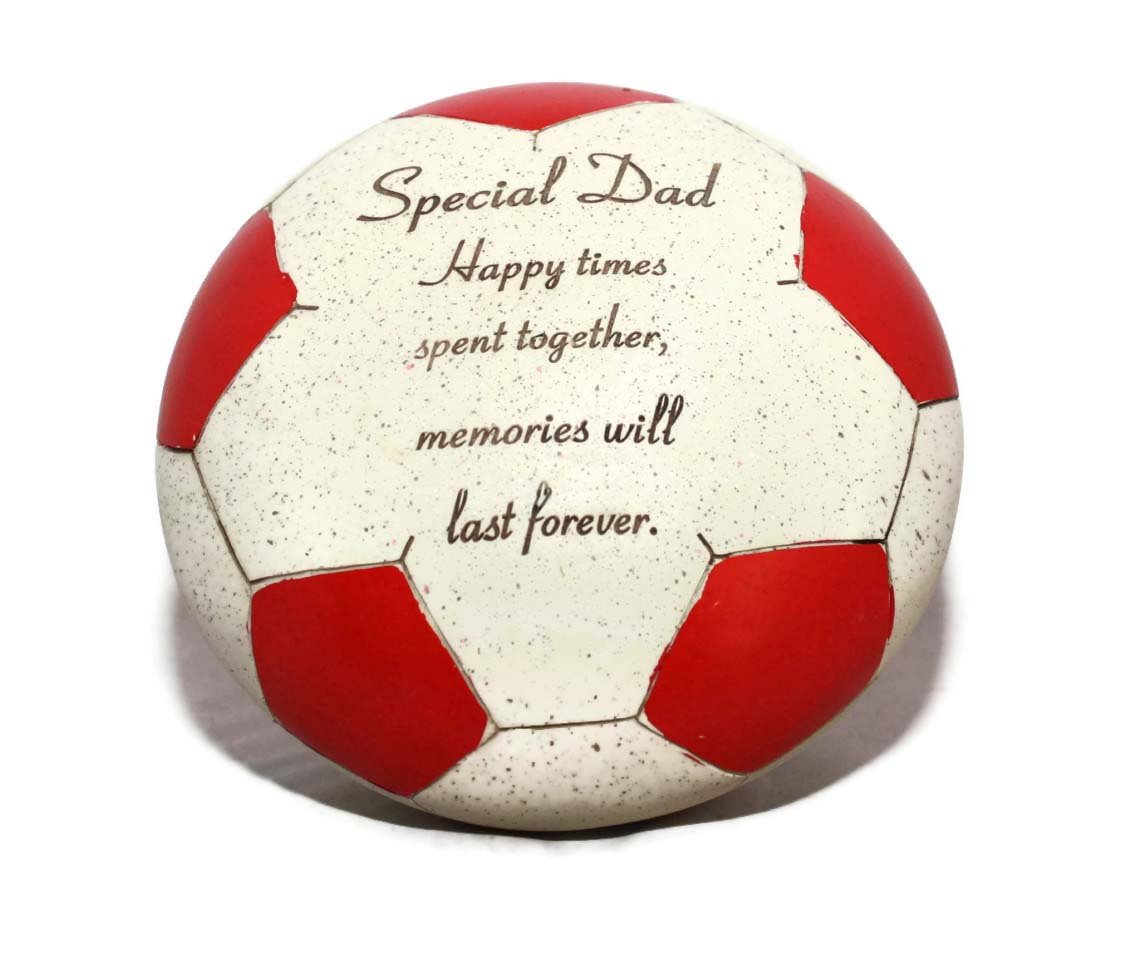 David Fischhoff Red Special Dad Football Graveside Ornament