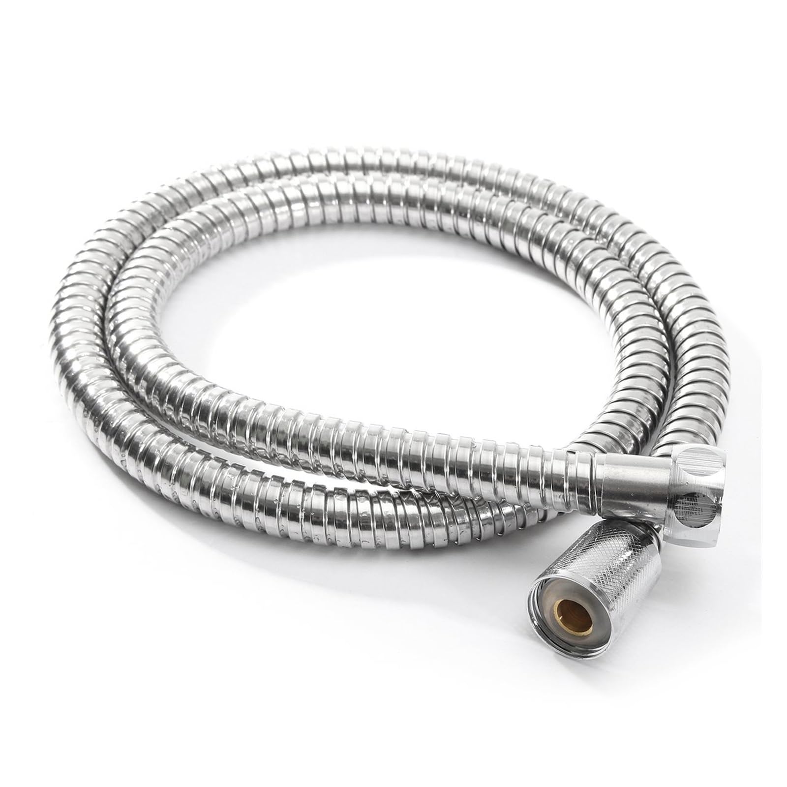 Manguera de ducha universal de acero inoxidable flexible de 1,5 m, tubo de repuesto antitorsión Ch compatible con todas las duchas y fácil de instalar