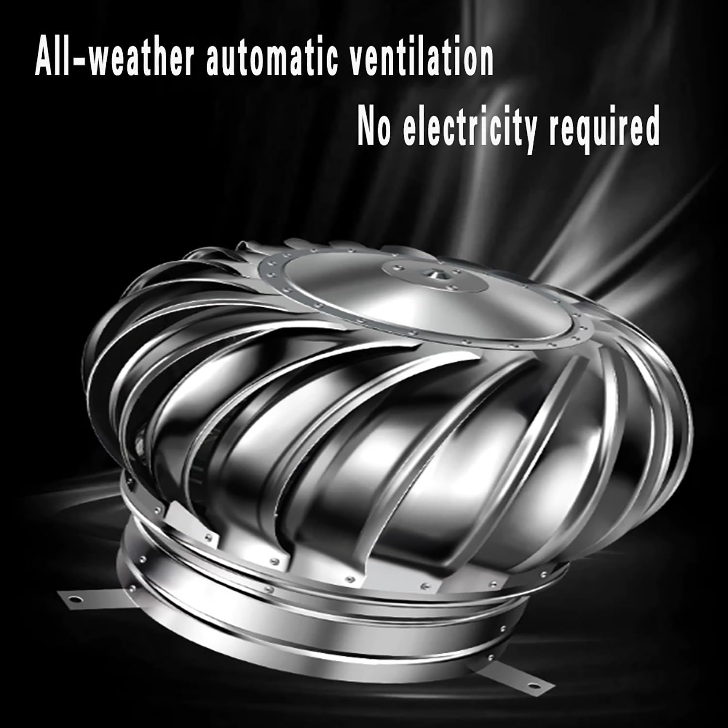 Generico 110 200 250mm Rotonda Comignolo Girevole in Acciaio Inossidabile