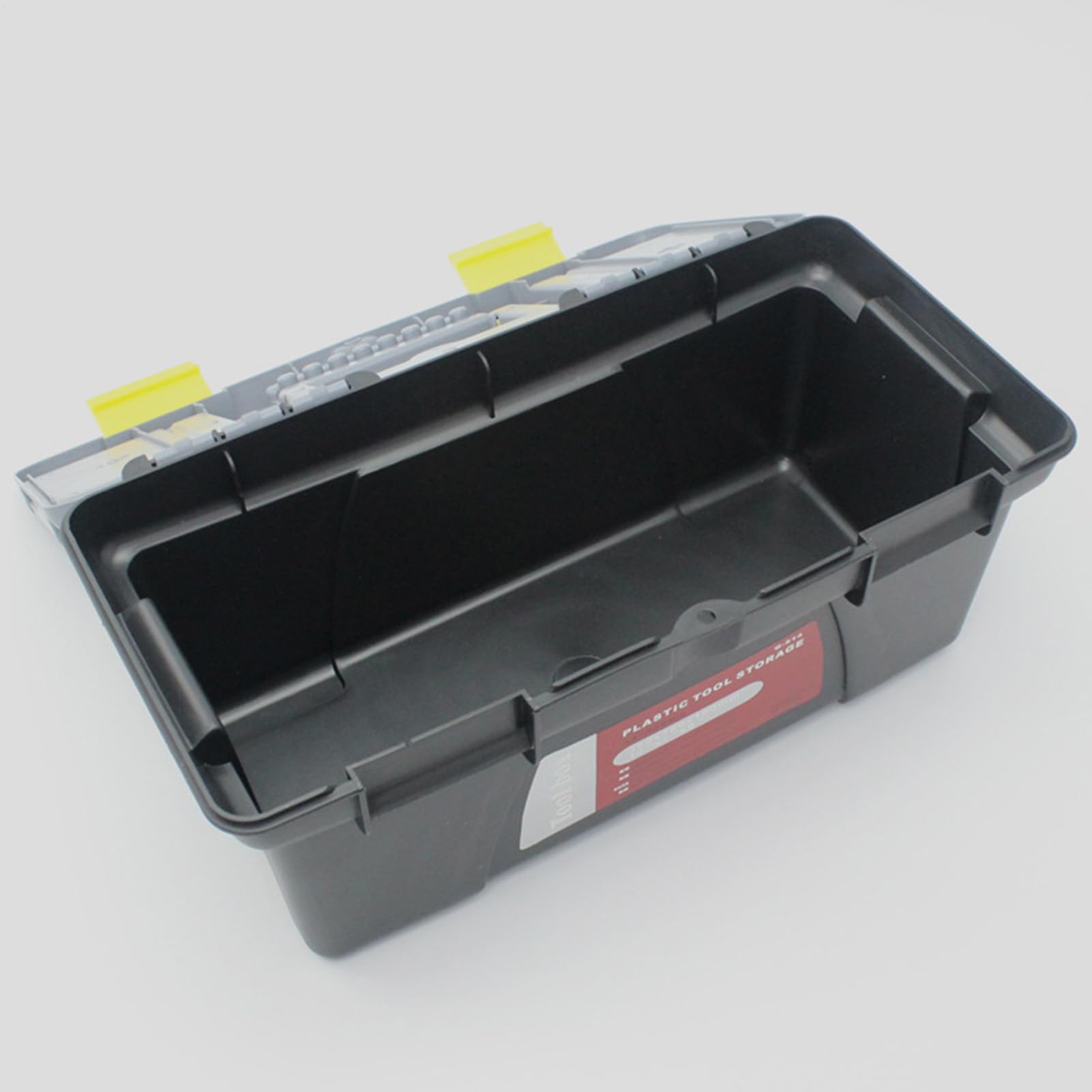 Caja de almacenamiento de herramientas, organizador de herramientas, organizador de doble capa, organizador de caja de almacenamiento con asa, organizador de herramientas para el hogar con gran