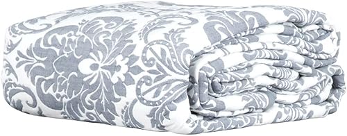 Miniatura 5 de ForPro Professional Collection Manta de diseño de polialgodón de alta calidad, manta de algodón ultrasuave para mesas de masaje, camas, sofás,