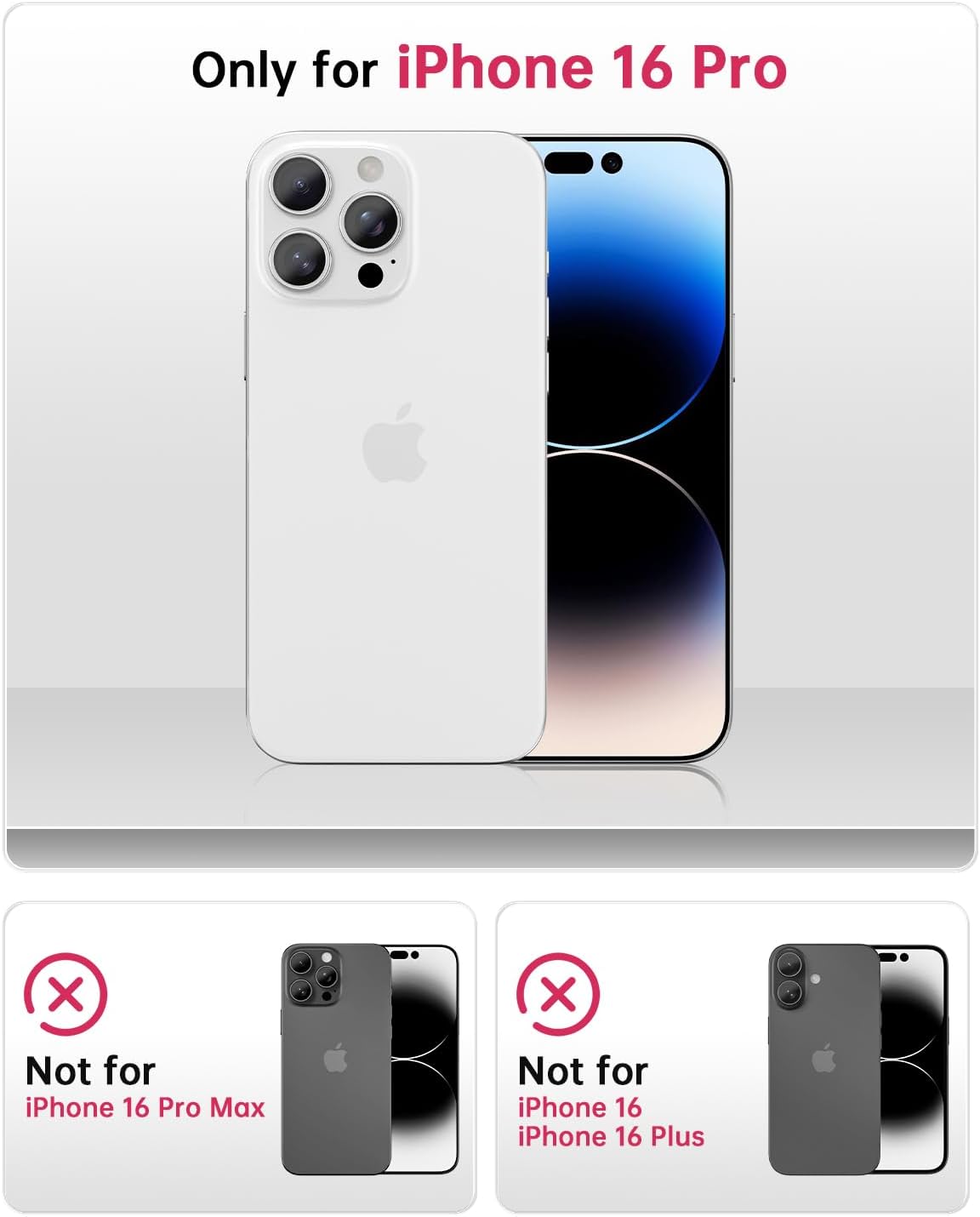 SCORPIFY for iPhone 16 Pro Case [Compatible with MagSafe] with Colorful Pearl Aurora Spine Design, Cute Clear Magnetic Phone Cover for Women Girls and Men, Bumper with Mother of Pearl Shell Pattern - Image 2