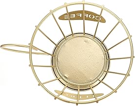 Cabilock Porta-cápsulas de café para caneca K suporte organizador de cápsulas de café formato caneca, porta-cápsulas café café café dourado