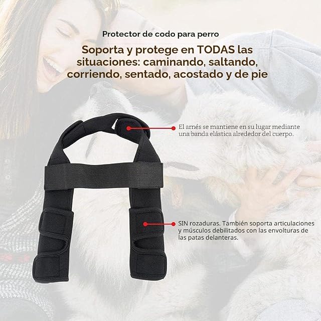 Foto 7 de 8 de Zaslan Codera para perros - Protector de codo y hombro para perros, para hygroma de codo, displasia…