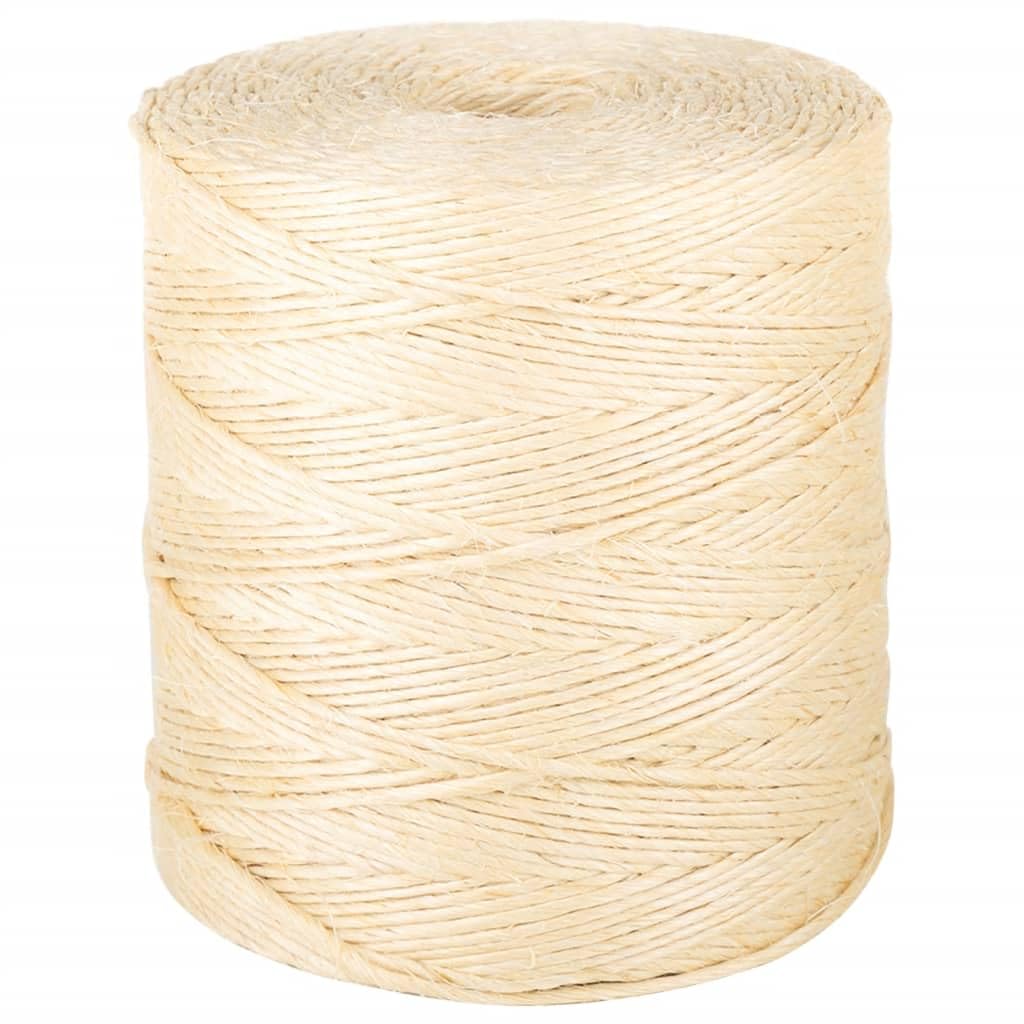 Sisalseil 2 mm 600 m Natur Sisalschnur Fuer Kratzbaum DIY