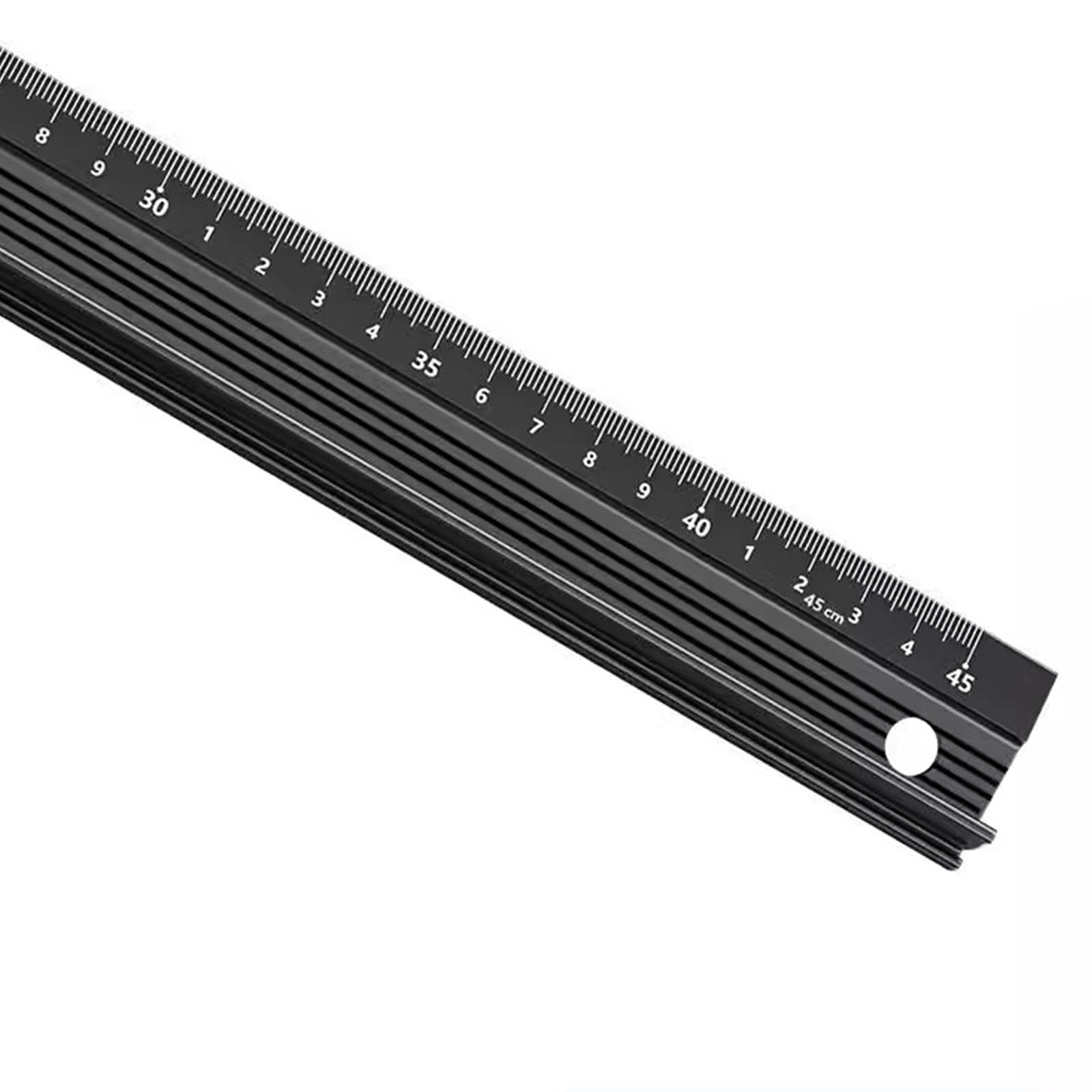 Hdoytxxm A Multipurpose Straight Ruler Luminum Lloy Drawing Metal Measuring Tool For Engineering Drafting Technical Drawing Luminum
