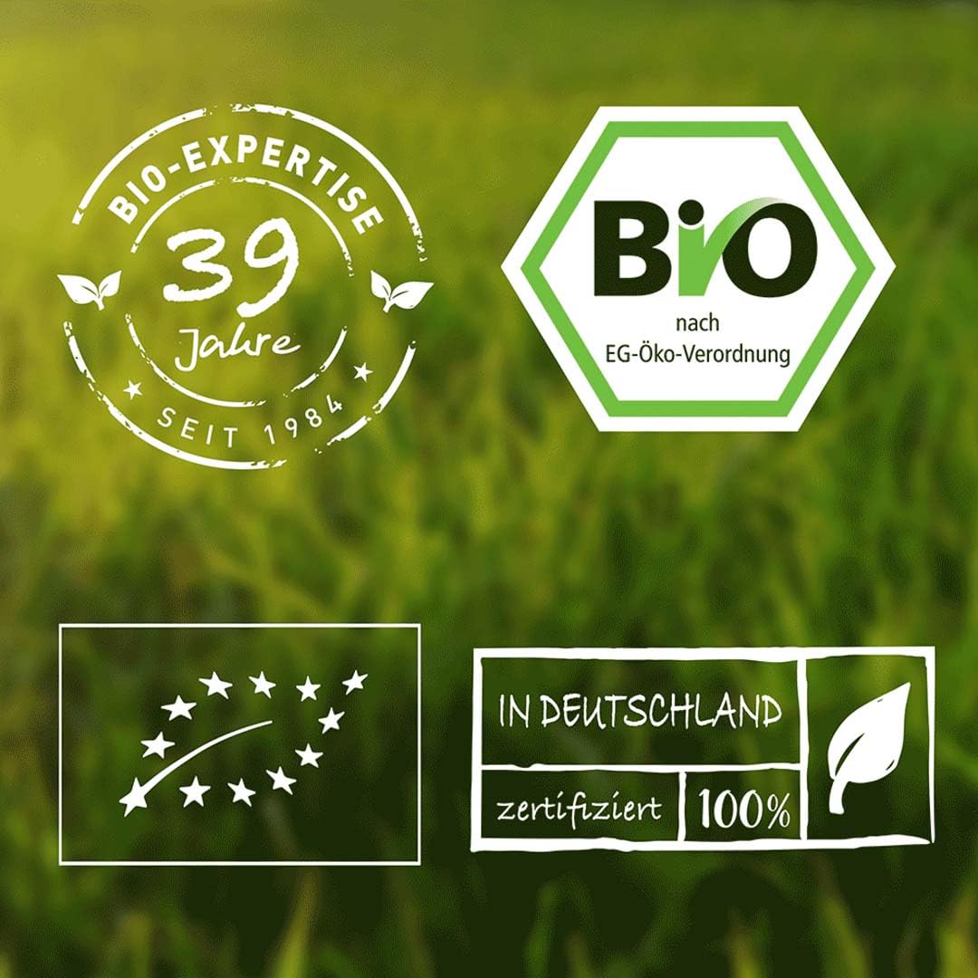 Flohsamen Bio ganz 5kg (5x1kg) - 99% Reinheit - 5000g reich an Ballaststoffen - Abgefüllt und kontrolliert in Deutschland - Biotiva