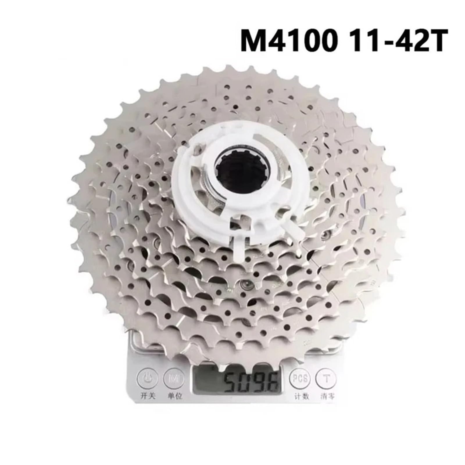 Adatto Per Shimano DEORE M4100 M6000 Tiagra HG500 HG50 5700 Volano A 10 Velocità 11-25T 12-28T 11-32T 11-34T 11-42 Falsamaglia Catena Bici pignone per bicicletta(M4100 11-42T)