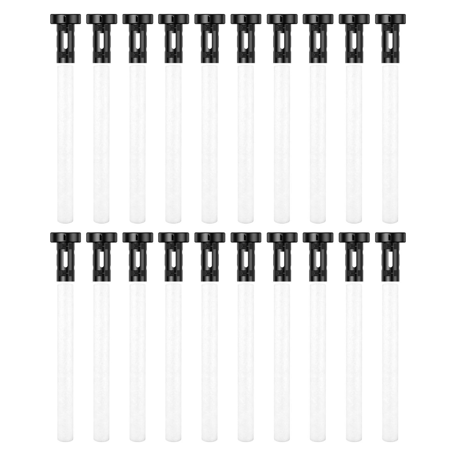 Filtres en coton pour humidificateur 10x100 mm Gatuida de rechange | Lot de 20 mèches