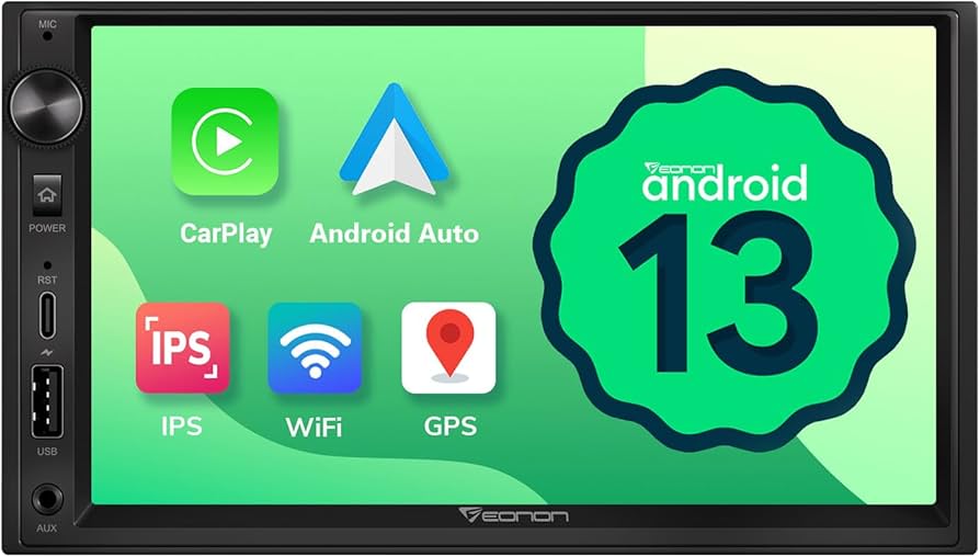 Amazon.com: Eonon Android 13 Double Din Car Stereo 7 Inch Apple