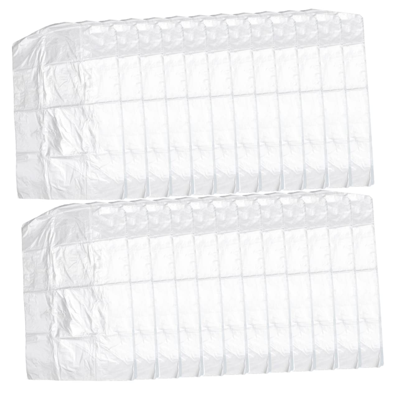 OUNONA 100pcs Garment Covers for Clothes Storage Professional Dry Cleaning Bags Lightweight Reusable Protective Clothes Bags for Home Garment Shops Mil Thickness