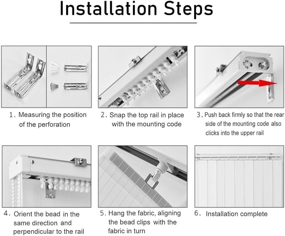 Vertical Blinds White 40" 43" 47" 51" 55" 59" 63" 68" 71" 78" 83" Anti-Glare Light Filtering Fabric Window Shades for Sliding Glass Doors, Home Office Room Divider Blinds, Cordless(40" W x 118" H)