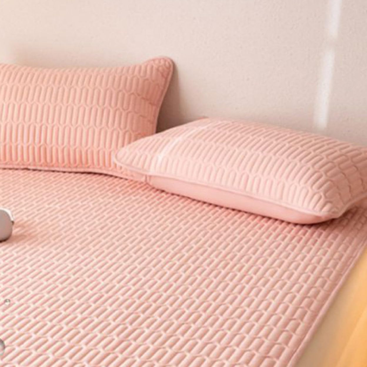 DGKSJ 敷きパッド 夏用 シングル 冷感 涼しい 接触冷感 無地