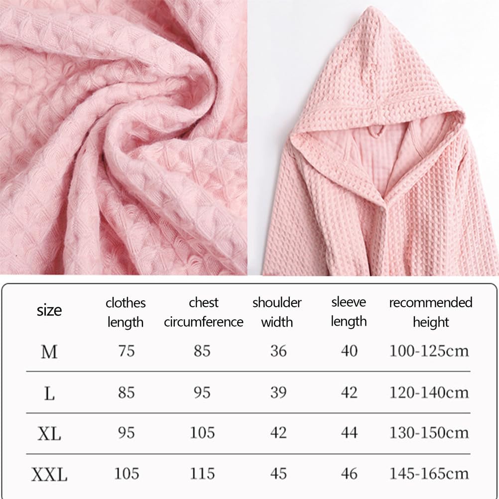 Albornoz NiñO Albornoz NiñA Piscina Pijama Universal Suave,Transpirable,Absorbente Agua,Grueso,Doble Capa,con Capucha de AlgodóN,para NiñOs y NiñAs