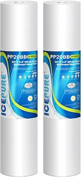 ICEPURE 20 Micron 20" x 4.5" Whole House Sediment Water Filter Cartridge