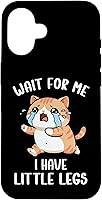 Vista 32 de Funny Short Legs Cat Meme Wait for Me, I Have Little Legs Case for iPhone 17