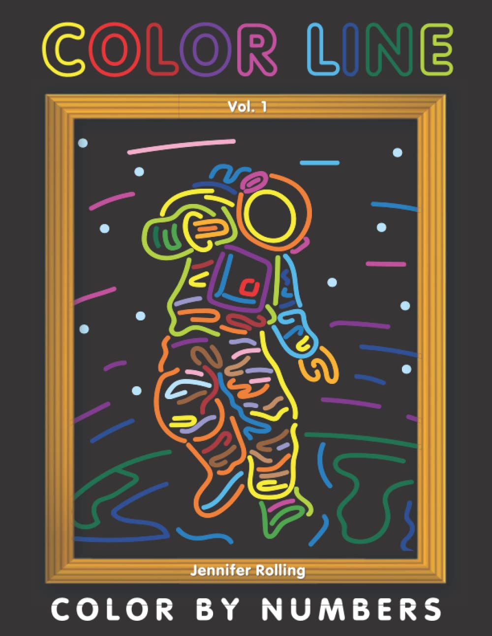 COLOR LINE - COLOR BY NUMBER: Vol 1 - Coloring Book for Adults Relaxation and Stress Relief