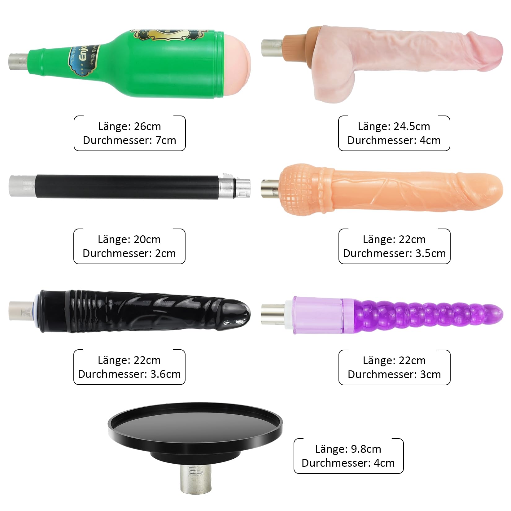 Fickmaschine,Sexmaschine mit Dildos,Fickle Maschine für Frauen Männer